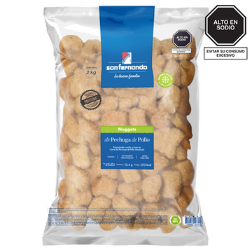 Nuggets de Pechuga de Pollo x 2Kg