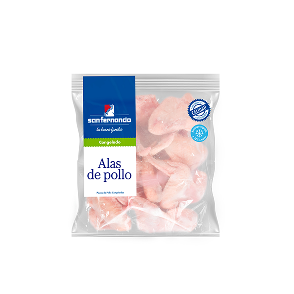Ala de pollo congelada